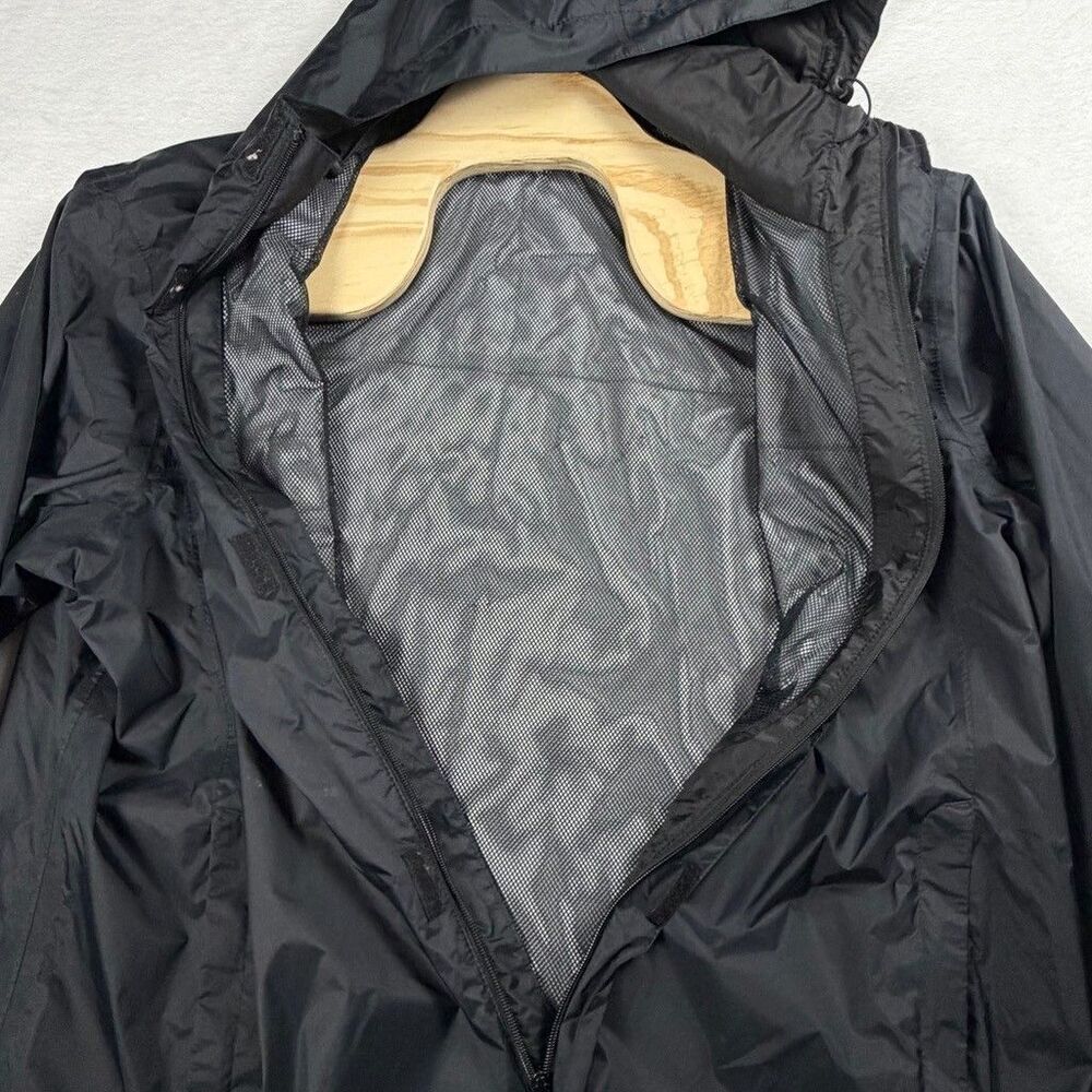 Columbia Omni-Tech Rain Jacket Mens XXL Black Hooded Waterproof Shell - Picture 9 of 11